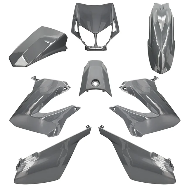 Plastiki Allpro szare Derbi Senda 2000-2010 r. kpl. — ujęcie 1