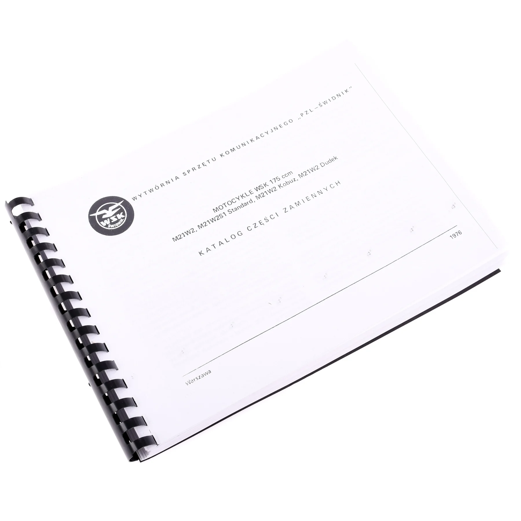 Katalog części WSK 175 PL — ujęcie 1