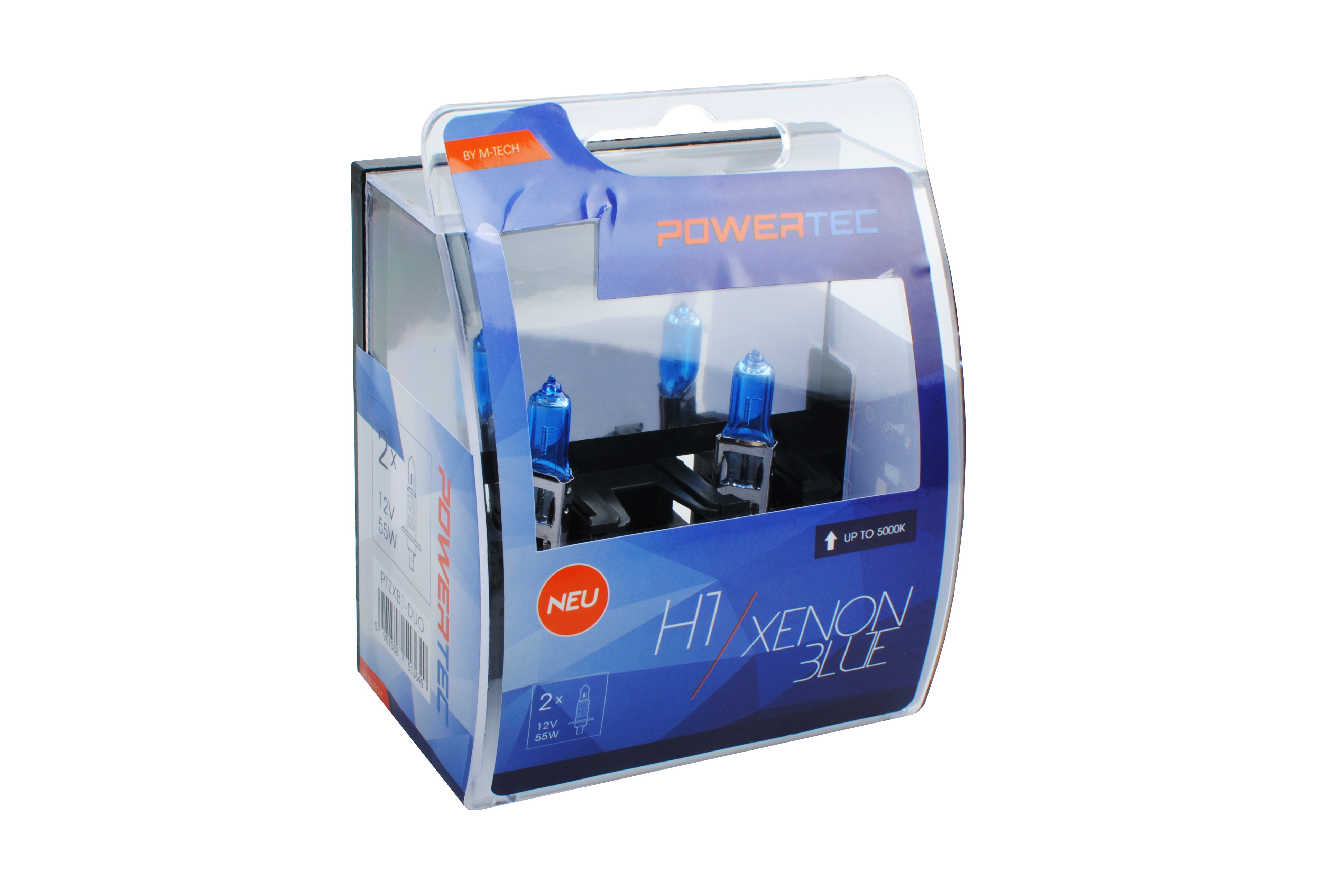 Żarówka halogenowa H1 12 V 55 W xenon Blue M-Tech PTZXB1-DUO — ujęcie 4