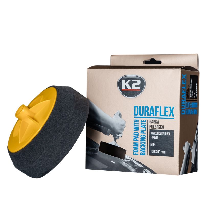 Gąbka polerska wykończeniowa na gwint Duraflex 150 mm K2 L644