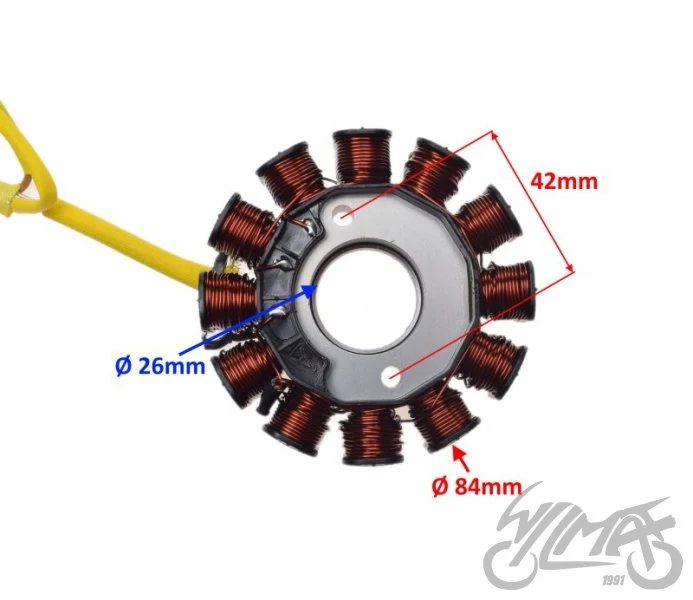 Stator 12 cewek do Piaggio X9 125 / XEvo 125 — ujęcie 2