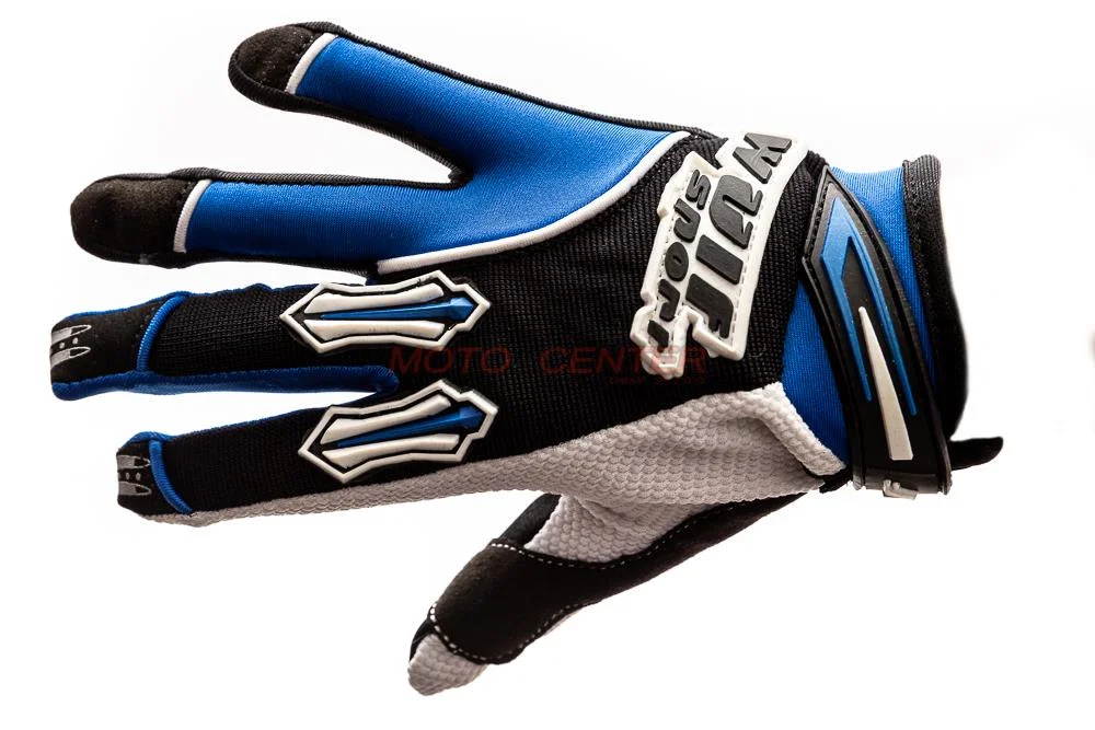 Rękawice crossowe Junior Wulf Stratos Blue S — ujęcie 4