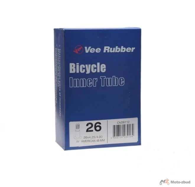 Dętka rowerowa OV26112 26 × 4,25/4,80 AV48 mm box fat