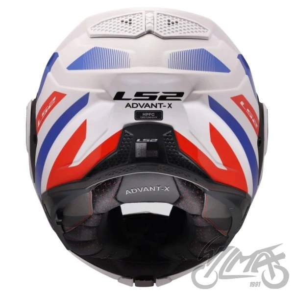 Kask szczękowy LS2 FF901 Advant X Nova White Blue Red — M — ujęcie 5