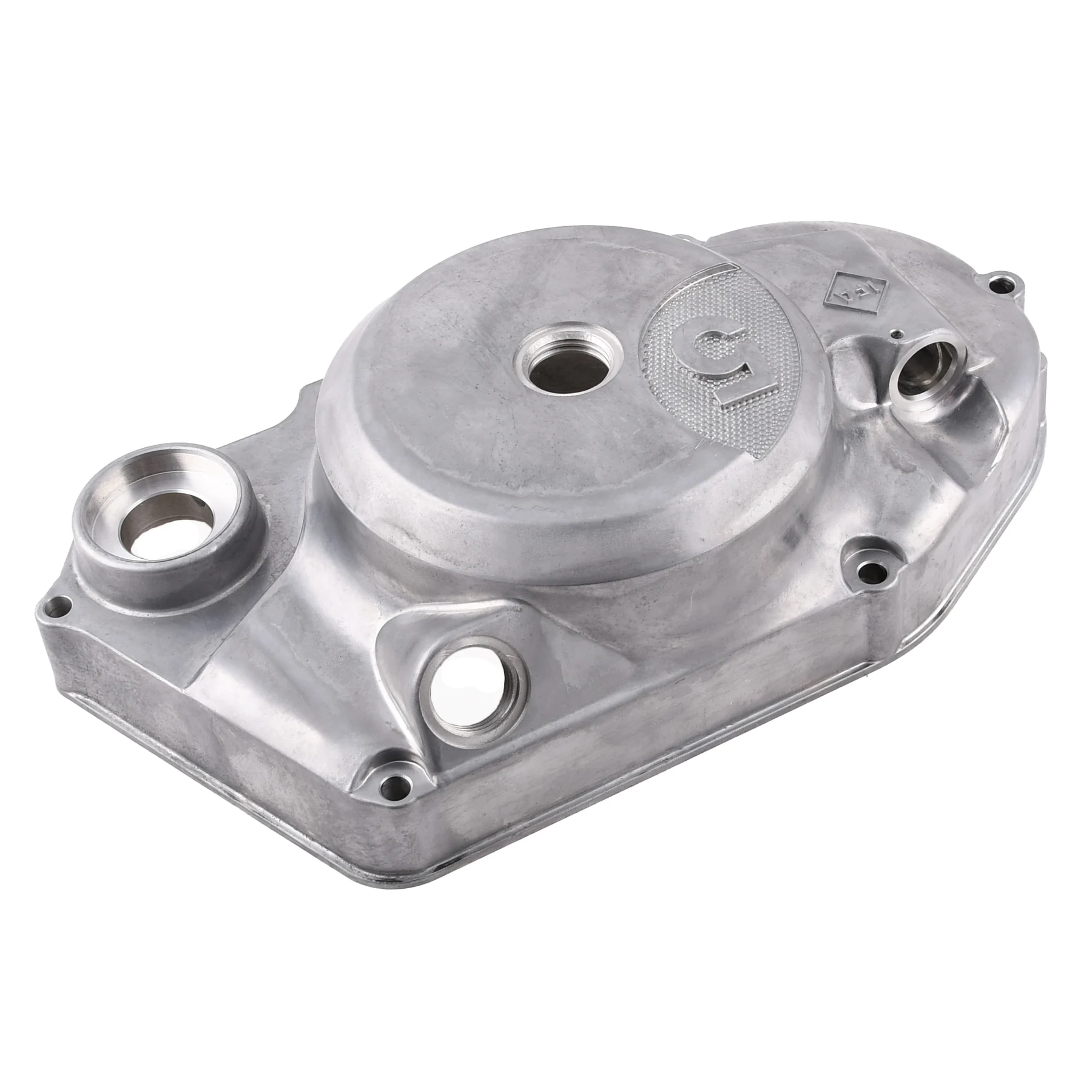 Pokrywa silnika Simson S51 SR50 lewa 5 biegów obrotomierz Ml-Megu aluminium — ujęcie 2