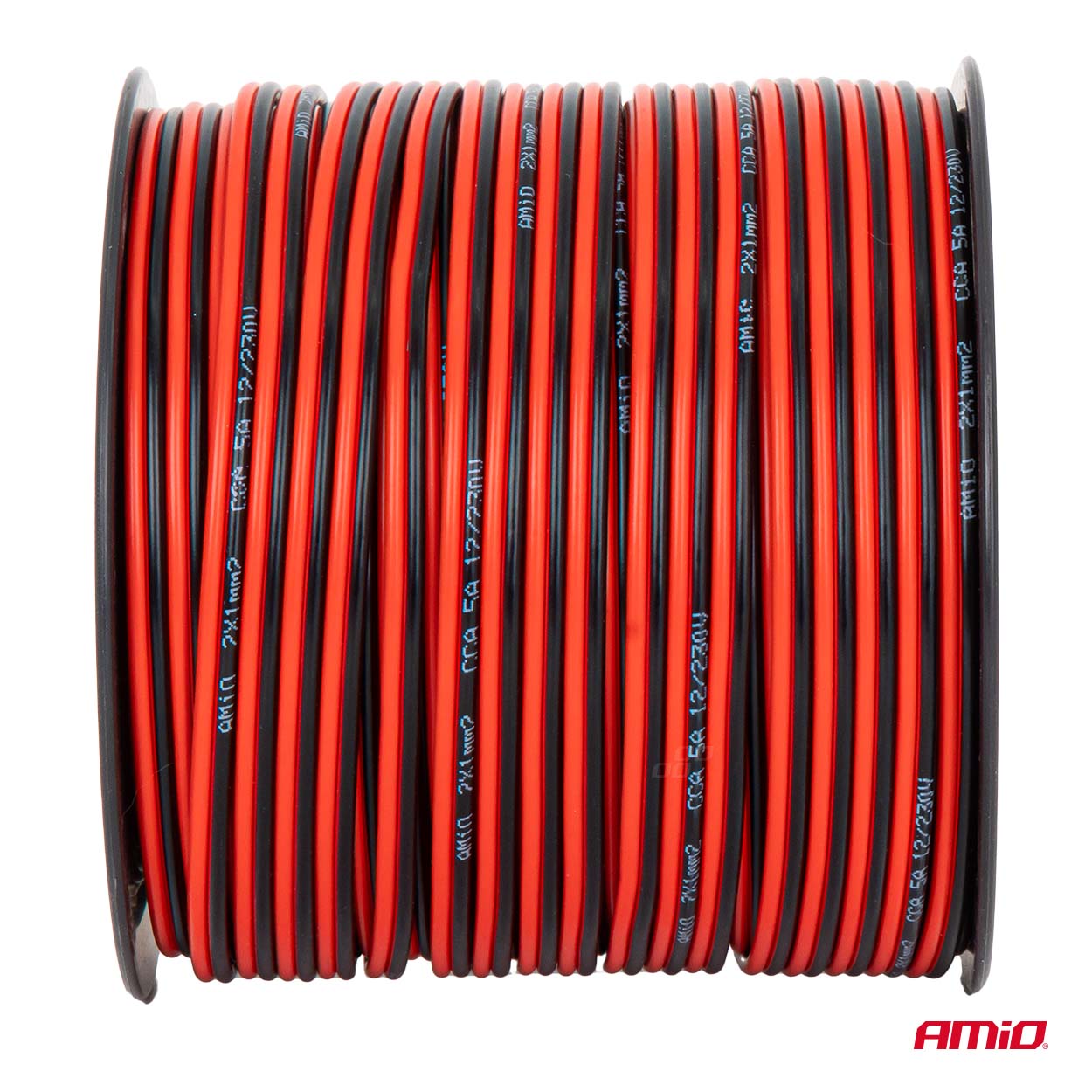 Kabel głośnikowy dwużyłowy CCA 2x1mm2 100m 5A — ujęcie 3