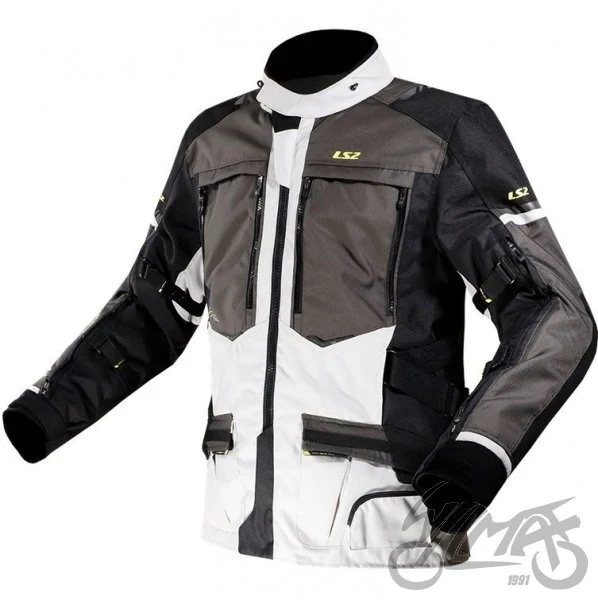 Kurtka motocyklowa LS2 Norway męska Black Grey Yell. — 5XL — ujęcie 1