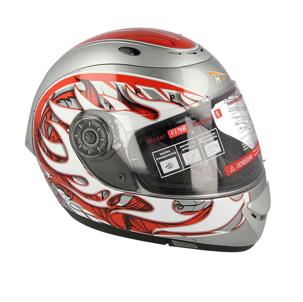 Kask motocyklowy VCAN V170B Grey CH-R – M — ujęcie 21