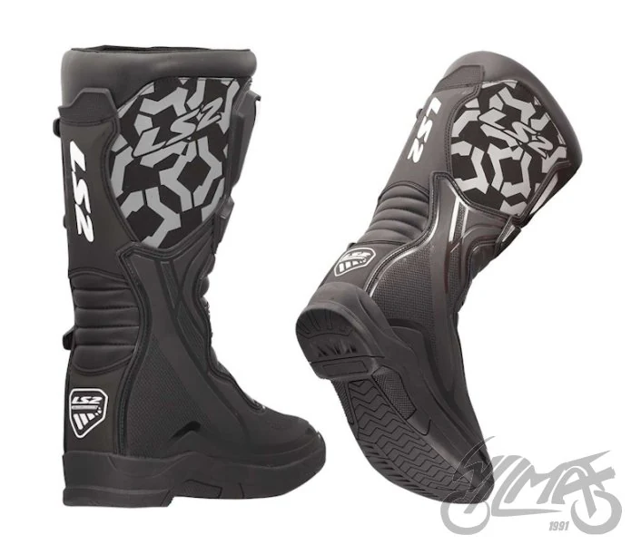 Buty motocyklowe LS2 Raptor — czarne, rozmiar 46 — ujęcie 4