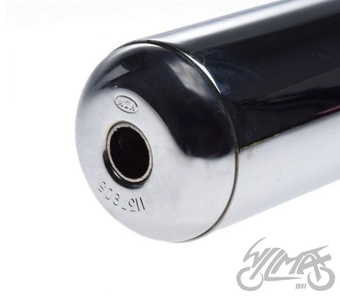 Tłumik Simson SR50 SR80 chrom z obejmą — ujęcie 3