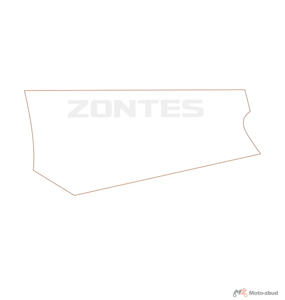 Naklejka boczna lewa (nr kat.1210312-121000) (Zontes ZT 125-U)