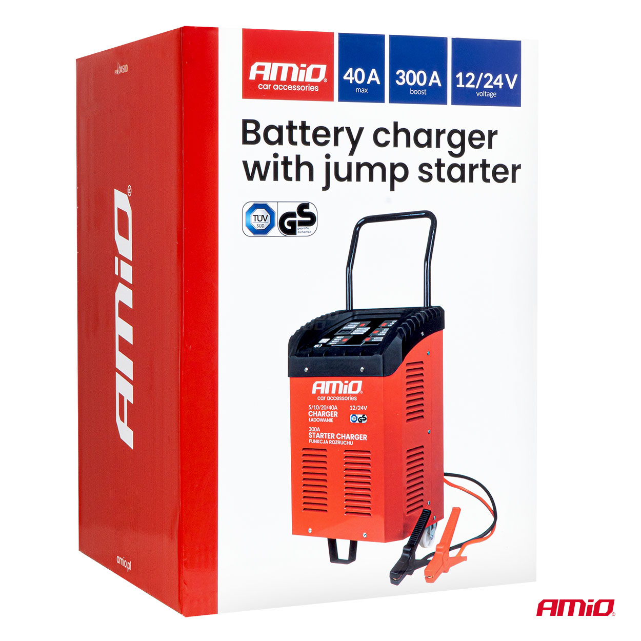 Prostownik z funkcją rozruchu 230 V max 40A 12 V 24 V rozruch 300A — ujęcie 12