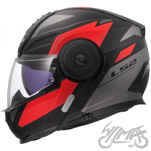 Kask szczękowy LS2 FF902 Scope II Duria M.Black Red-06 — S — ujęcie 2