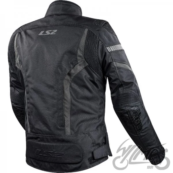 Kurtka motocyklowa LS2 Gate damska — czarny / ciemnoszary — rozmiar S — ujęcie 2