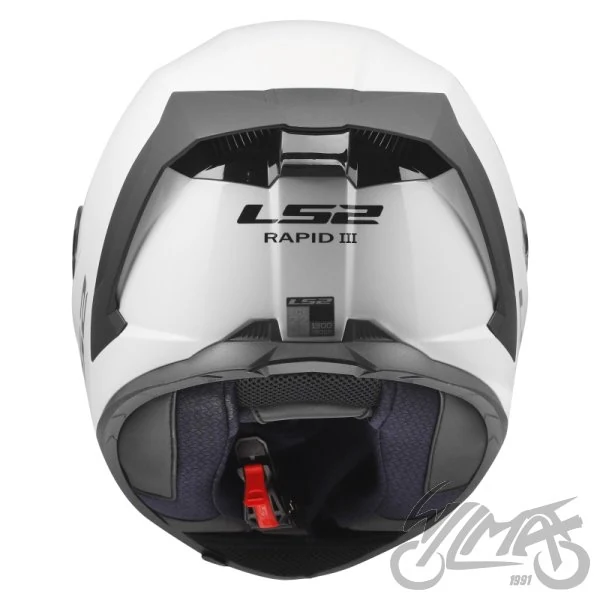 Kask LS2 FF820 Rapid III Solid Gloss White — M — ujęcie 5