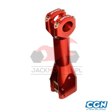Adapter kierownicy Doppler 22 mm czerwony Yamaha aerox / MBK nitro — ujęcie 1