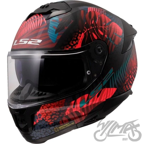 Kask LS2 FF808 Stream II Jungle M.Bl.Pink — rozmiar S — ujęcie 1