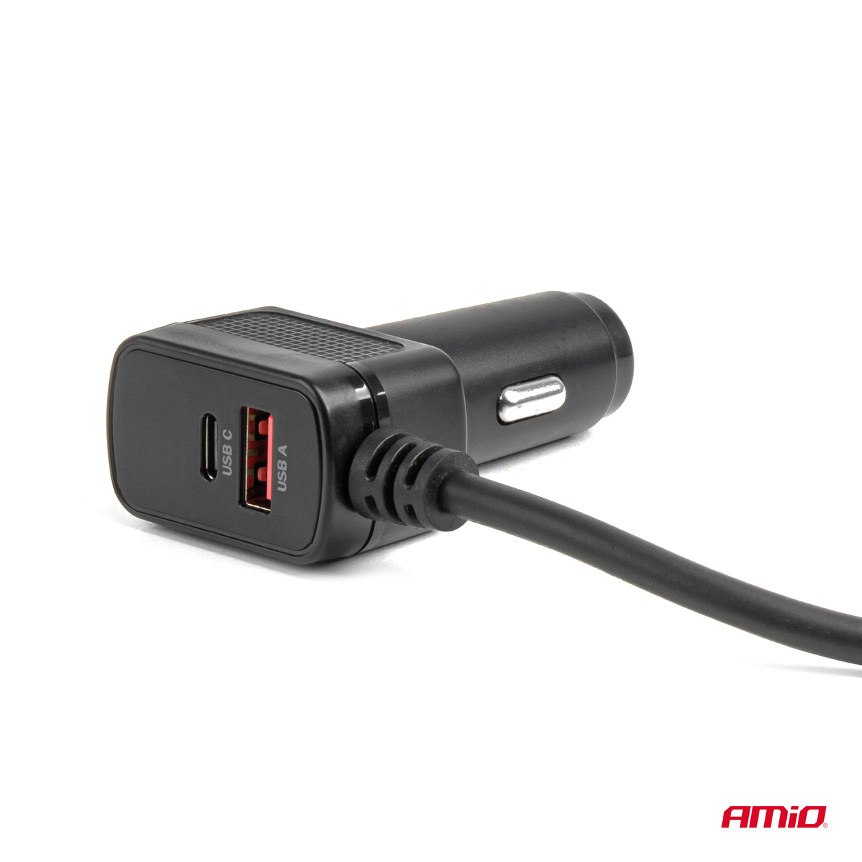 Rozgałęźnik gniazda zapalniczki z ładowarką 4xUSB-A QC3.0 PD 3.0 180 W — ujęcie 8