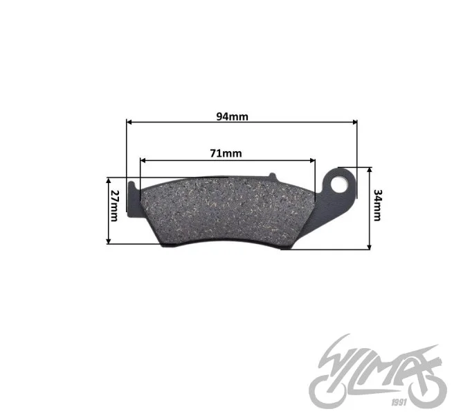 Klocki hamulca do Suzuki rmz 250 04-19 — ujęcie 2