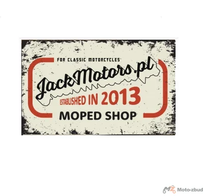 Naklejka 10 lat Jack Motors