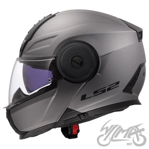 Kask szczękowy LS2 FF902 Scope II Solid Titanium — XS z Pinlockiem — ujęcie 2