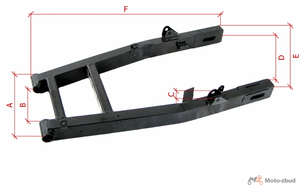 Junak M25 250 cm³ wahacz główny ramy