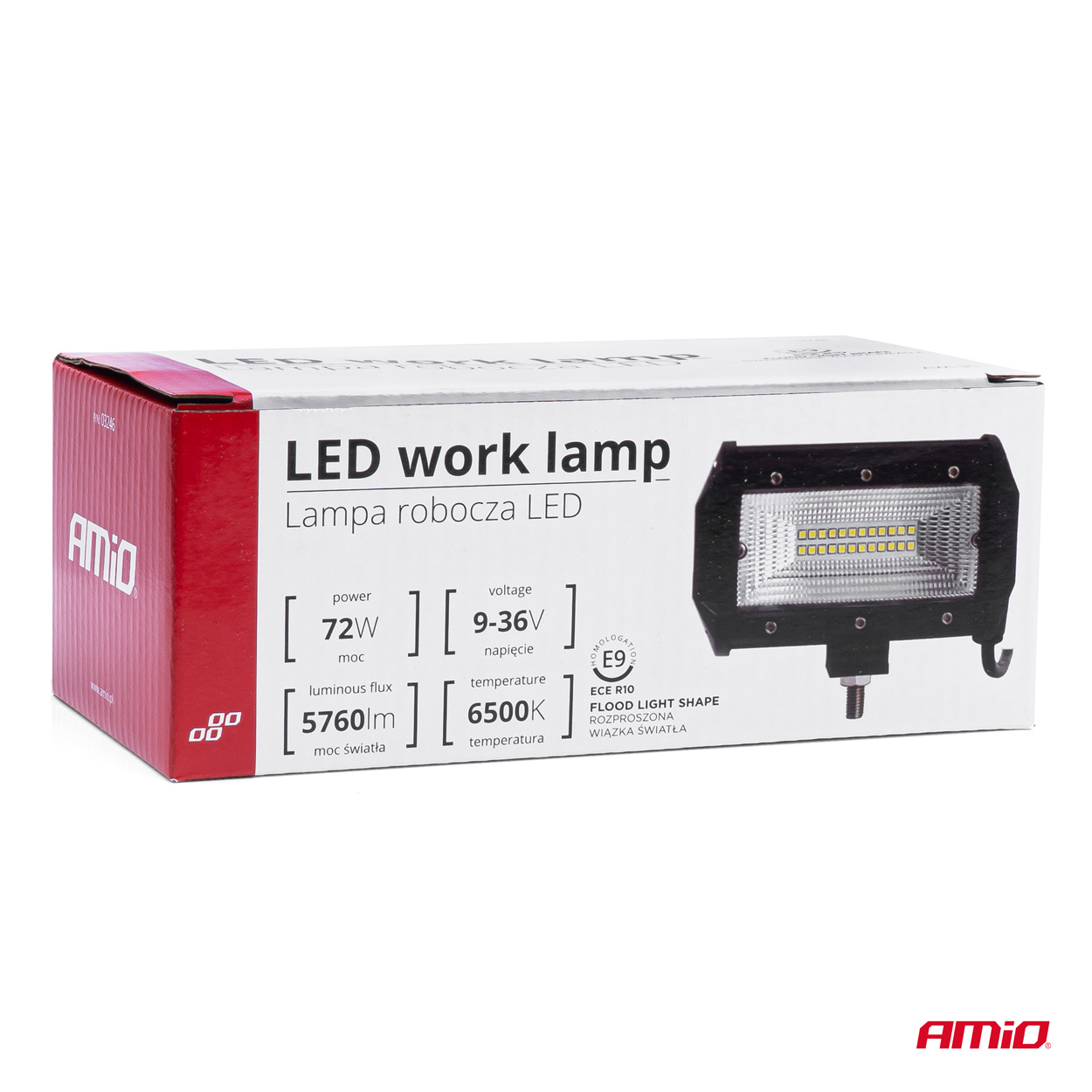 Lampa robocza LED szperacz AWL35 24 LED 72 W 12 V 24 V — ujęcie 4
