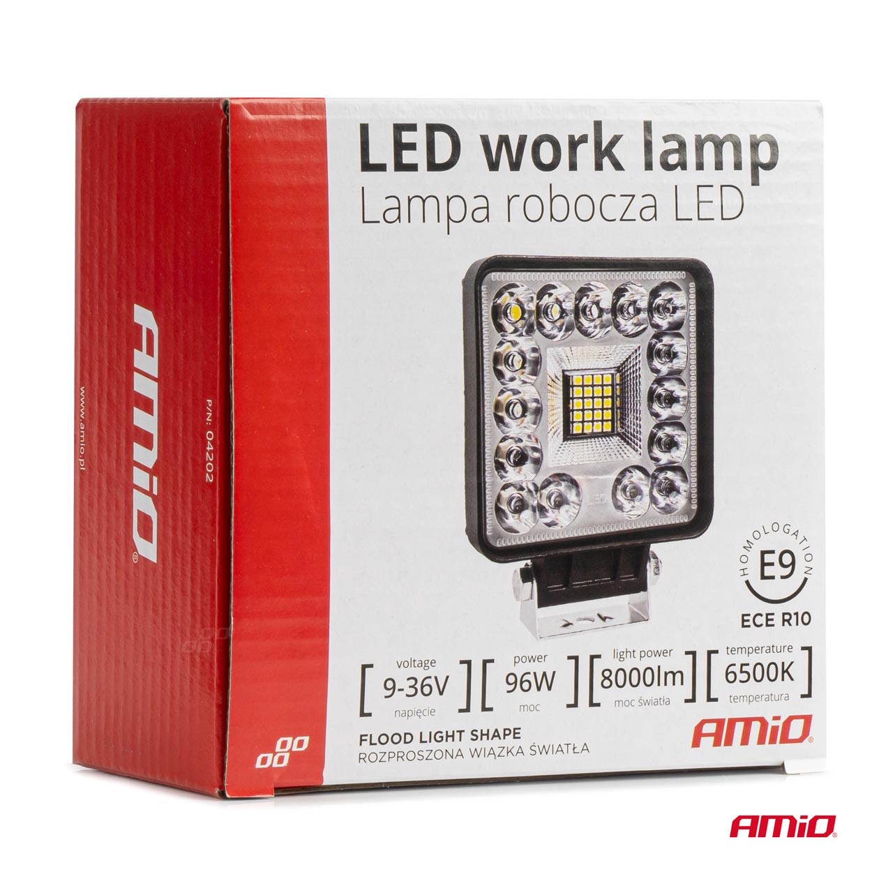 Lampa robocza szperacz LED AWL61 96 W 6500K 8000lm 12 V 24 V — ujęcie 8