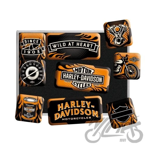 Magnes Harley-Davidson wild 9 szt. 83096 — ujęcie 3