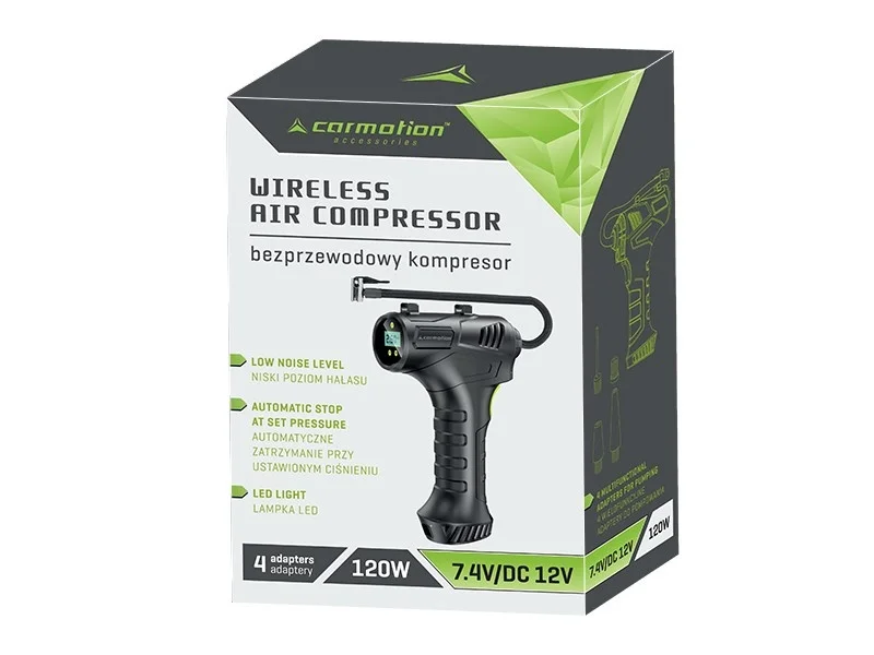 Kompresor powietrza bezprzewodowy cyfrowy 150 psi — ujęcie 2