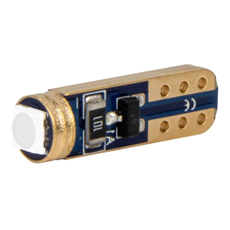 Żarówka W1W T5 12V 1xLED SMD3030 niebieska AMIO (2szt.) — ujęcie 2