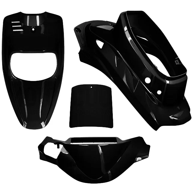 Plastiki Allpro czarne MBK booster / Yamaha bw'S 1999-2003 r. — ujęcie 1