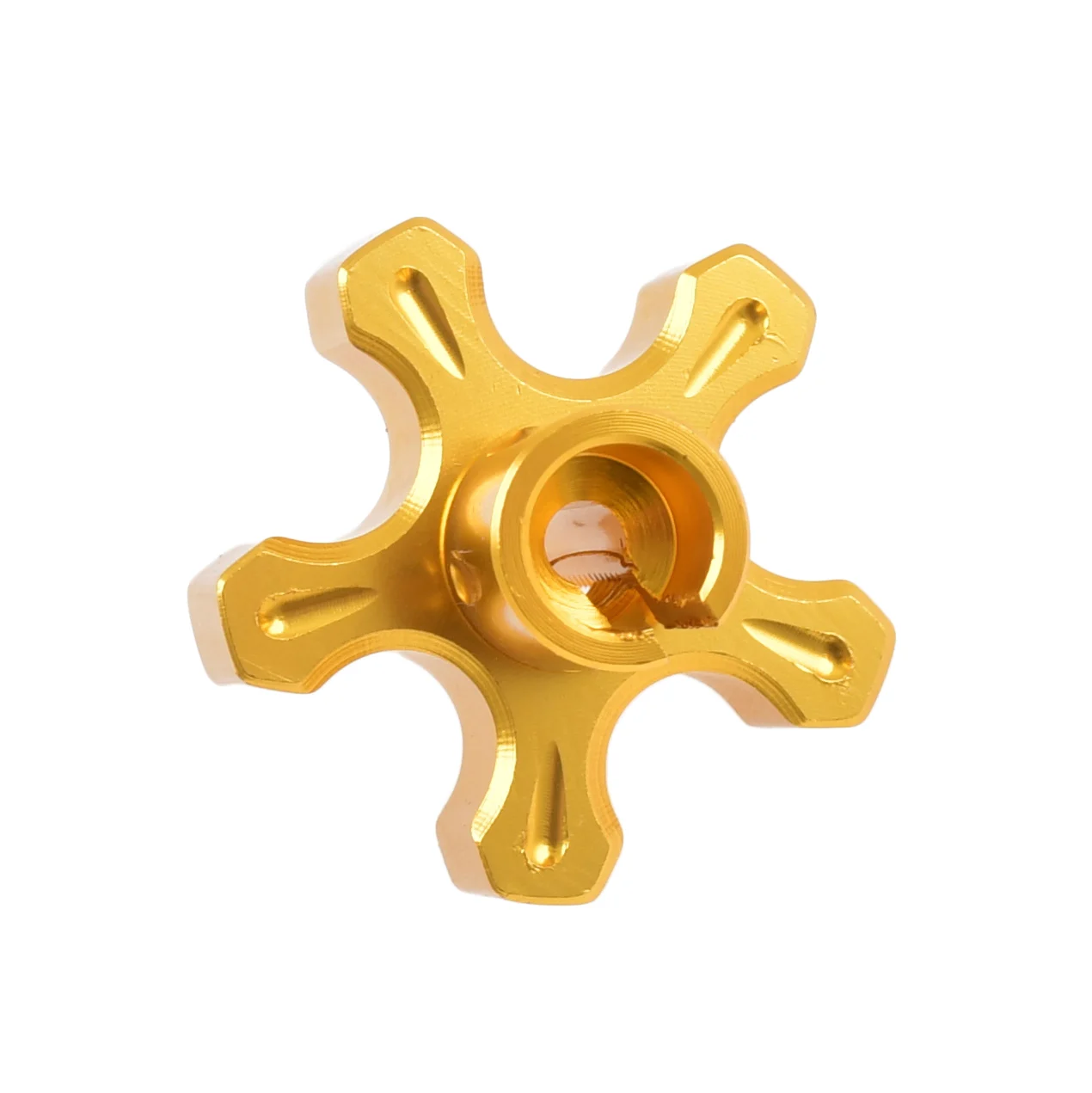 Napinacz linki M8 20 mm aluminium CNC złoty V2 Racing Force — ujęcie 1