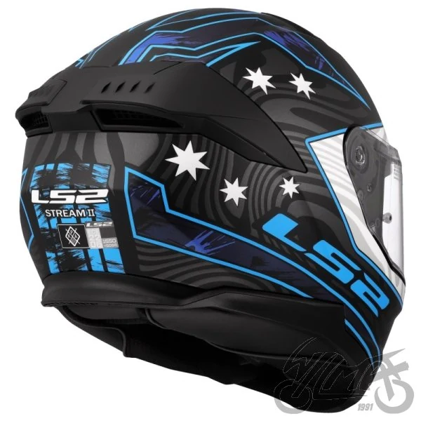 Kask LS2 FF808 Stream II Galdam M.Bl. Blue — rozmiar M — ujęcie 4