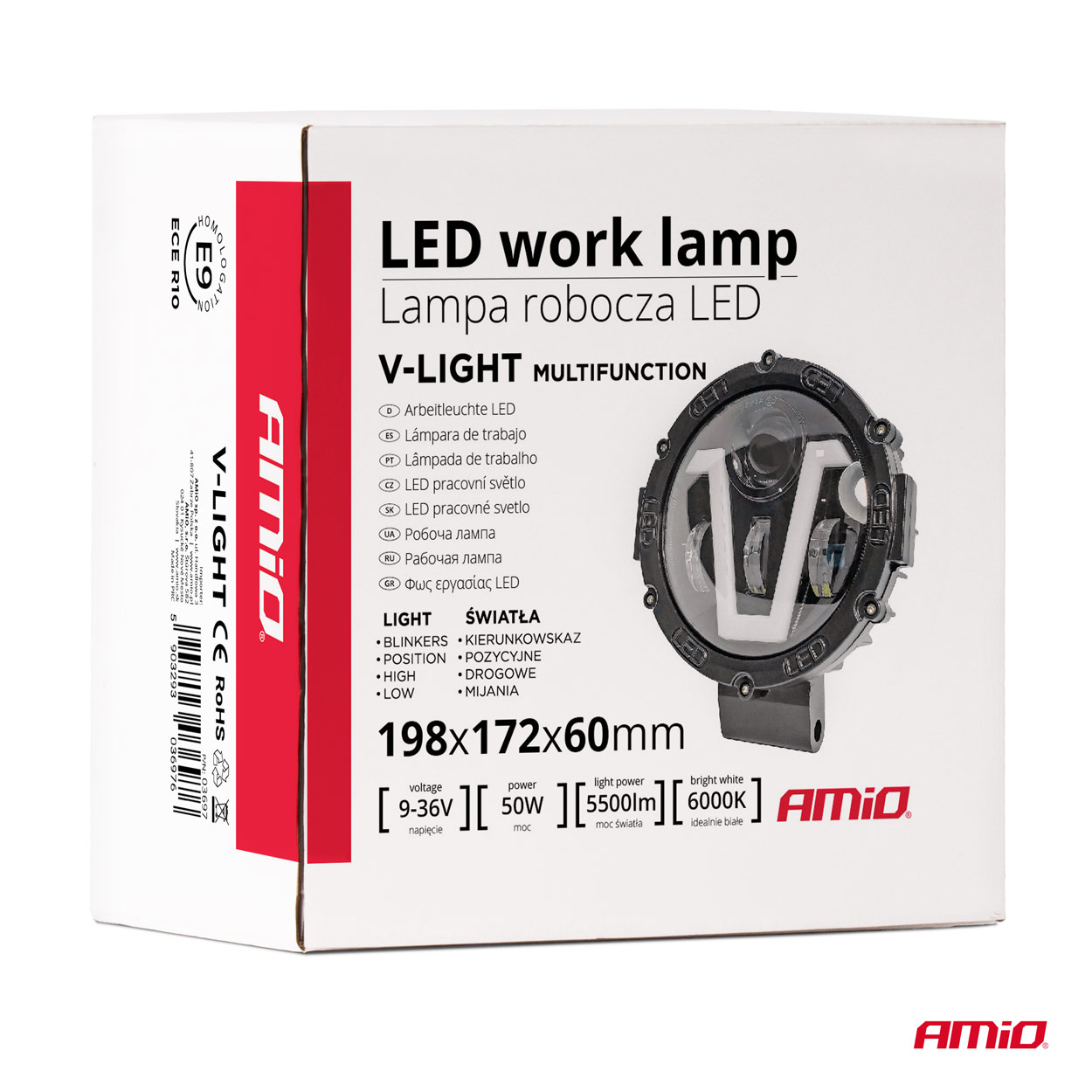 Lampa robocza LED V-LIGHT dodatkowa ozdobna 12 V 24 V — ujęcie 8