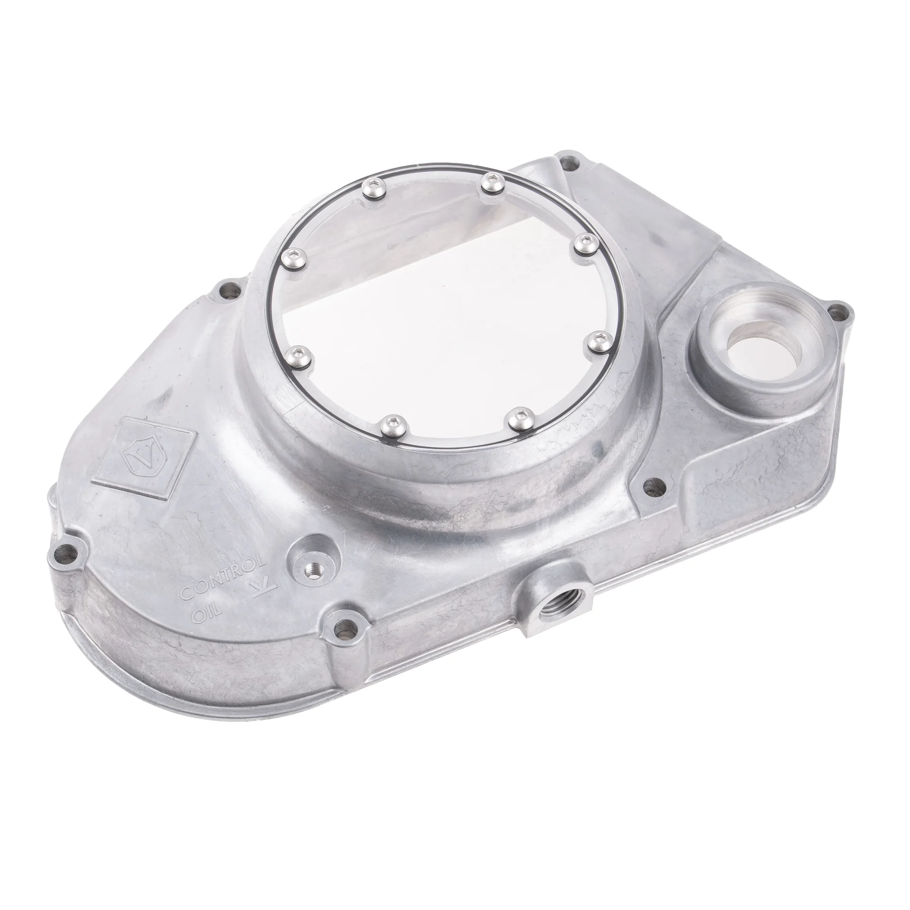 Pokrywa silnika Simson S51 SR50 lewa aluminium clear V1 Venandi — ujęcie 3