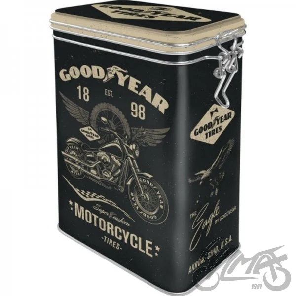 Puszka z klipsem Goodyear motorcycle 31116