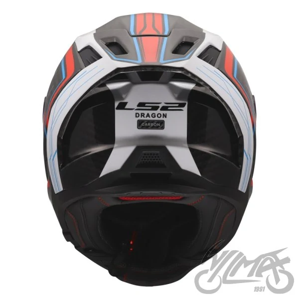 Kask LS2 FF807 Dragon Subic White Blue Red — rozmiar S — ujęcie 4