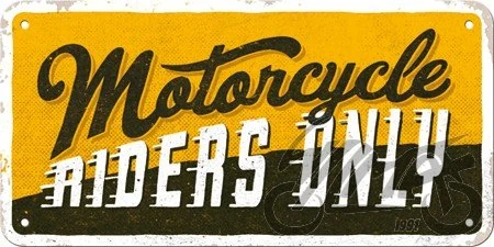 Zawieszka 10 × 20 motorcycle riders only 28063 — ujęcie 3