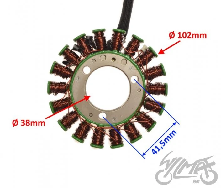 Stator zapłonu 18 cewek do Shineray ATV300 ste — ujęcie 2