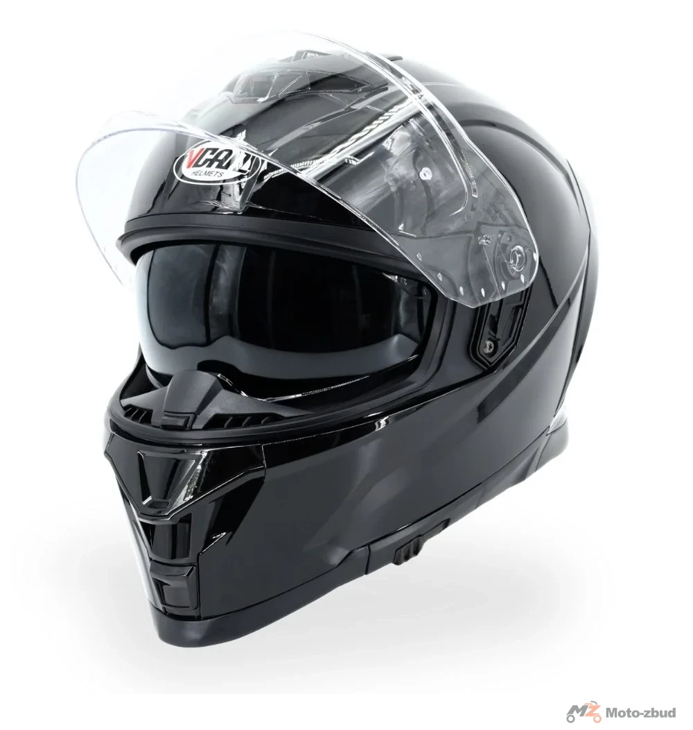 Kask VCAN model H162 Black integralny czarny S — ujęcie 3