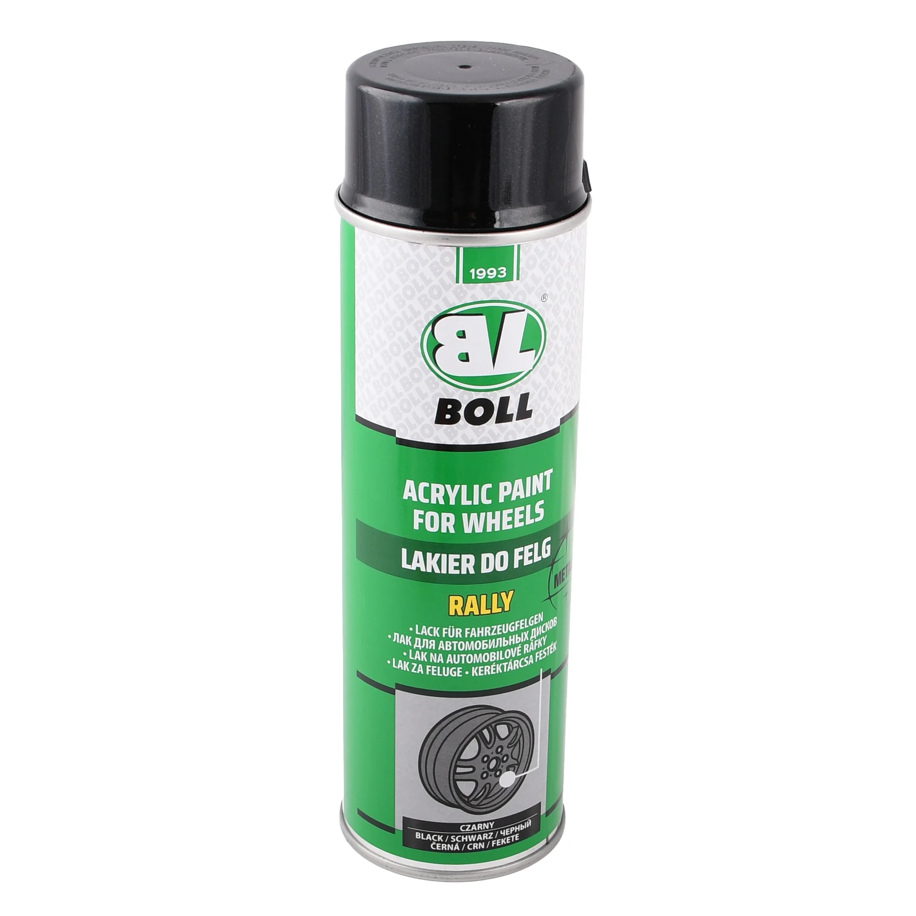 BOLL spray lakier do felg czarny metallic 500 ml — ujęcie 1