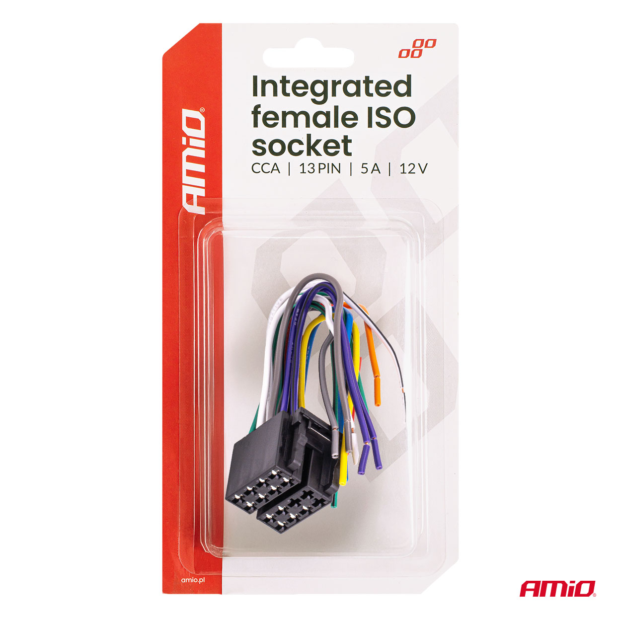 Zintegrowane złącze żeńskie ISO CCA 13PIN 5A 12 V — ujęcie 5