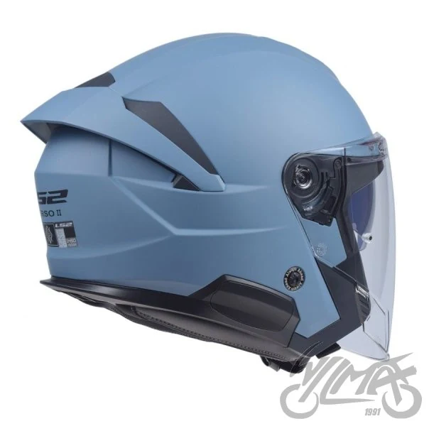 Kask LS2 OF618 Verso II Solid Misty Blue — XS — ujęcie 4