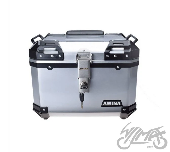 Kufer Awina 45L 43.5 × 38 × 34 cm srebrny — ujęcie 2