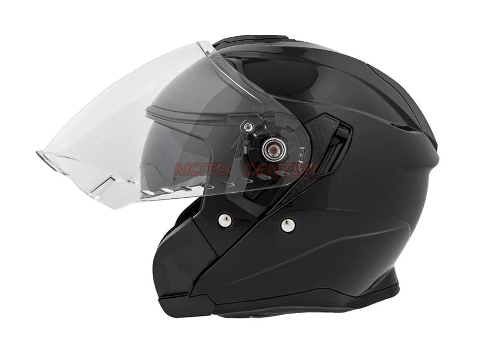 Kask motocyklowy otwarty z blendą BLEXX OF-835 czarny XL Homologacja ECE R22.06 — ujęcie 2