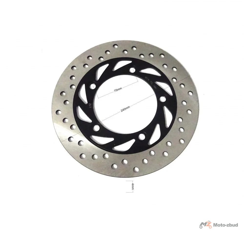 Junak RACER125 tarcza (H240) hamulca hydraulicznego przód — ujęcie 2