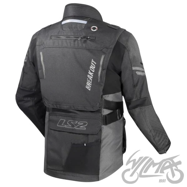 Kurtka LS2 Breakout męska Black Smoke 4XL — ujęcie 2