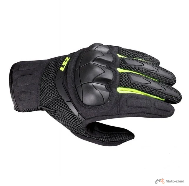 Rękawice motocyklowe LS2 Kubra męskie Anthr. H-V Yel. — XL