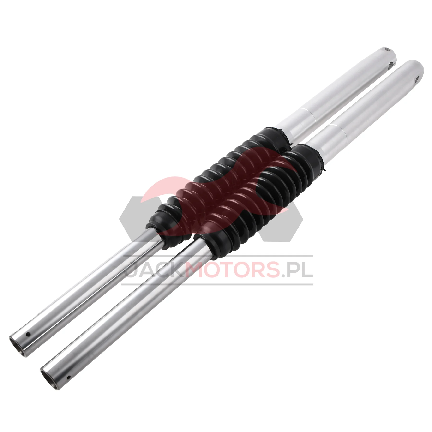 Amortyzatory teleskopy Simson S50 / S51 / S70 / S53 wersja krótka 3,4 mm aluminium CNC JMP — ujęcie 3